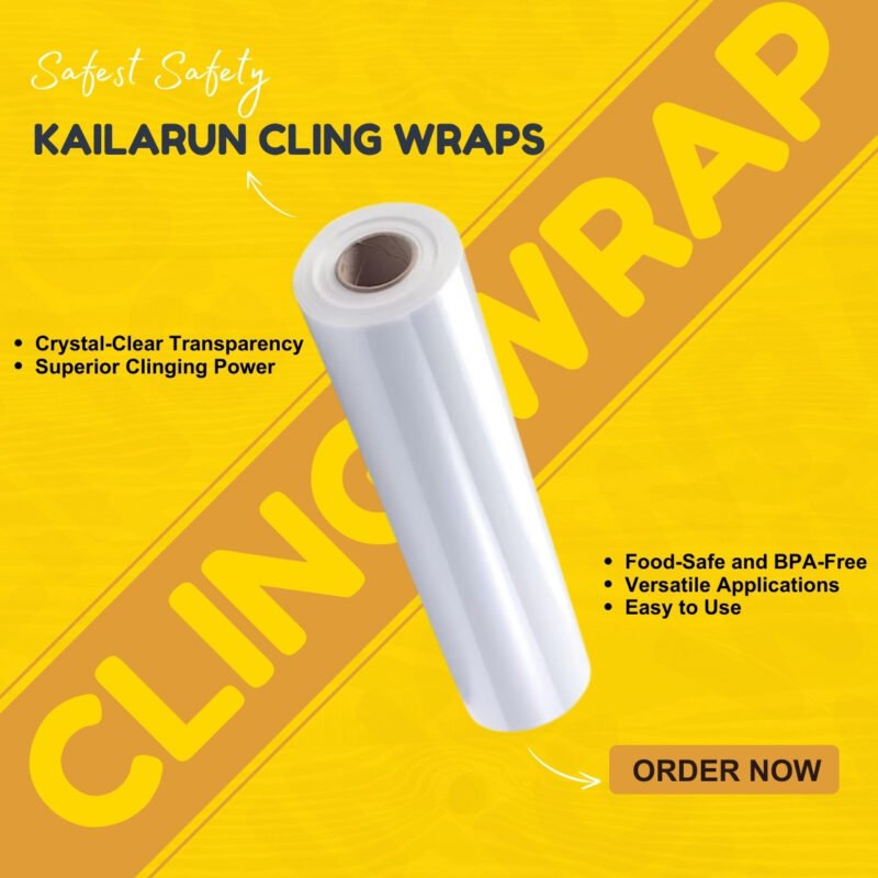 KailArun Cling Wrap, a high-quality kitchen wrap for food preservation.